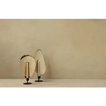 Flambeau Candle Holder – Elegant Black & Polished Brass Design