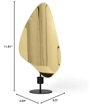 Flambeau Candle Holder – Elegant Black & Polished Brass Design