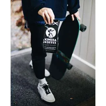 Kimera Koffee Dark Roast - Organic Ground Coffee Infused with Essential Brain Vitamins Ground (12oz)