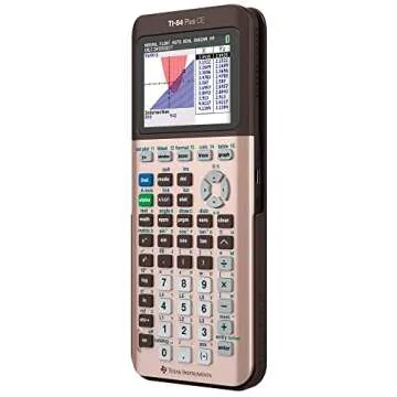 Texas Instruments TI-84 Plus CE Color Graphing Calculator, Rose Gold (Metallic)