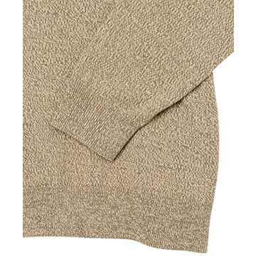 Amazon Essentials Men's Crewneck Sweater, 100% Cotton, Brown Marl, Medium, Big & Tall Options Available