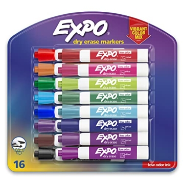 Expo Low Odor Dry Erase Markers Set - 16 Colors
