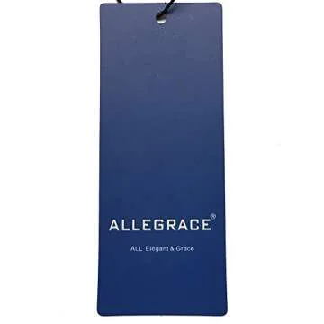 Allegrace Plus Size Wrap V Neck Midi Dress for Women