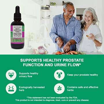 David Winston's Men's Prostate Tonic™ Supports Healthy Prostate Function and Urine Flow. 2 Fl Oz. Liquid Herbal Extract