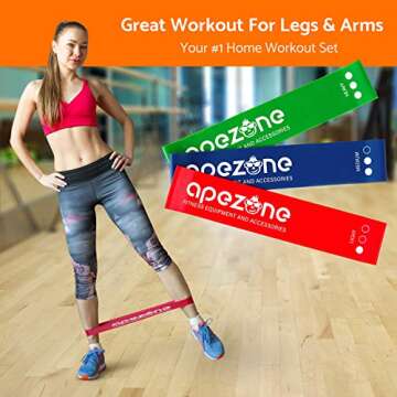 Cerasus-Sport 2020 Edition Best Home Workout Equipment for Women and Men - Jump Rope with 3X Resistance Bands Set - All-in-one Apezone Starter Home Workout Fitness Kit with Ab Roller Wheel