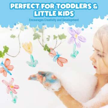 Tub Works® Bathtub Finger Paint Soap, 24 Pack | Non-Toxic, Washable Bath Paint for Toddlers & Kids Bath | Ideal Toddler Bath Toys for Creative Play