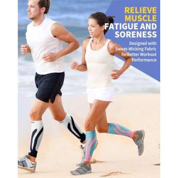 CAMBIVO Calf Compression Sleeves for Ultimate Support