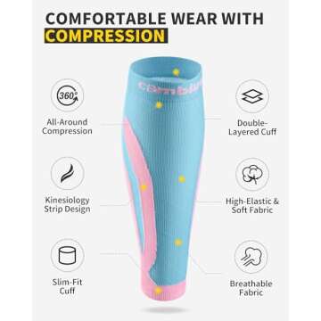 CAMBIVO Calf Compression Sleeves for Ultimate Support