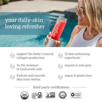 Organifi Glow Vegan Collagen Powder - 30 Servings