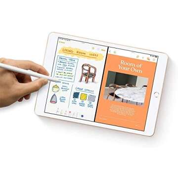 Apple iPad (10.2-Inch, Wi-Fi + Cellular, 128GB) - Gold (Latest Model) (Renewed)