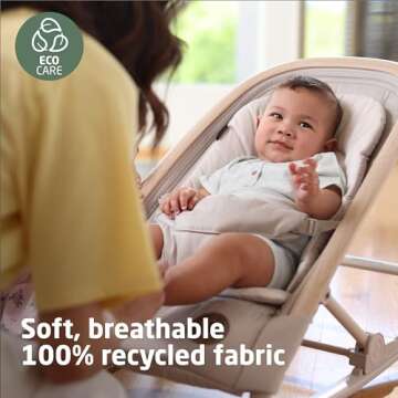 Maxi-Cosi Kori 2-in-1 Baby Bouncer Seat - Eco-Friendly & Portable