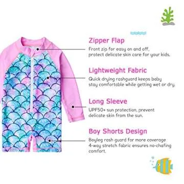 Colorful Mermaid Swimwear for Infants