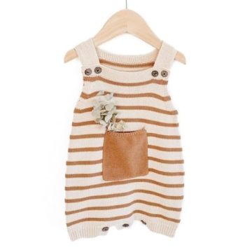 Simplee Kids Girls Knit Rompers for Newborn to Toddler