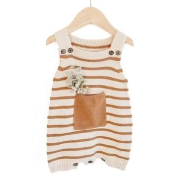 Simplee Kids Girls Knit Rompers for Newborn to Toddler
