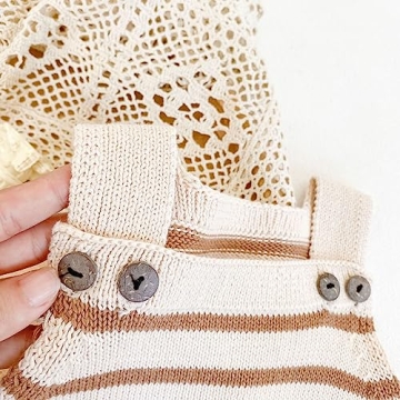 Simplee Kids Girls Knit Rompers for Newborn to Toddler