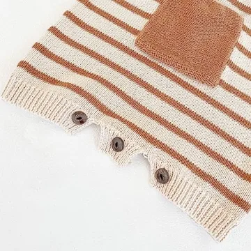 Simplee Kids Girls Knit Rompers for Newborn to Toddler