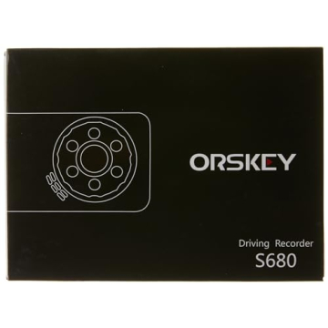 ORSKEY Dual Dash Cam 1080P with Night Vision