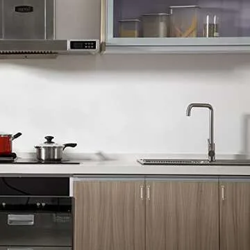 goldenwarm 25 Pack Gold Cabinet Knobs, Acrylic Drawer Knobs Brushed Brass Cabinet Knobs Decorative Kitchen Cabinet Hardware Clear Acrylic T Knobs for Dresser Drawers Single Hole 2in Length