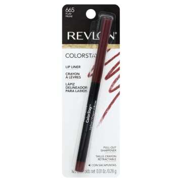 Revlon Colorstay Lip Liner with Built-In Sharpener, Valentine's Day Makeup Gifts for Women, Longwear...