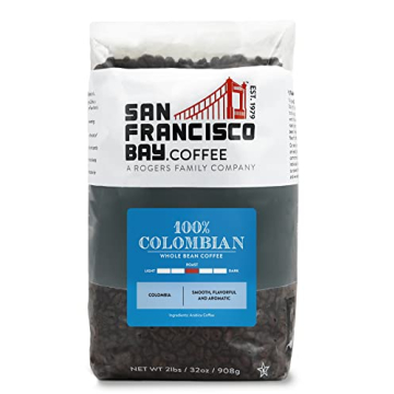 San Francisco Bay Whole Bean Coffee - 100% Colombian Medium Roast (2lb)