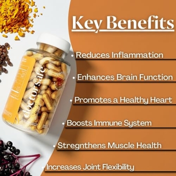 High Absorption Turmeric Curcumin Supplement 1500mg