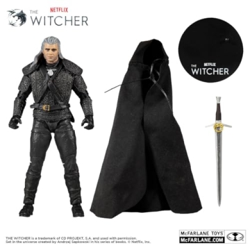 McFarlane Toys The Witcher Geralt Action Figure Netflix