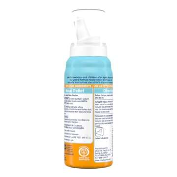 Arm & Hammer Simply Saline Jr. Nasal Mist 1.6oz, CoComelon, Drug-Free Newborn Safe, 1-Count