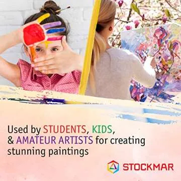 Stockmar Watercolor Paint- 6 Set, Washable Paint for Kids, Homeschoolers & Students, Waldorf Art Supplies (6 Bottles, 20 mL each)
