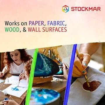 Stockmar Watercolor Paint- 6 Set, Washable Paint for Kids, Homeschoolers & Students, Waldorf Art Supplies (6 Bottles, 20 mL each)