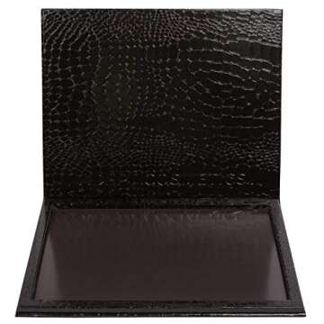 Adept Cosmetics Extra Large (XL) 63 Pan Empty Faux Leather Magnetic Pro Makeup Palette for Eyeshadow...