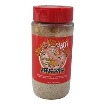 Experience the Flavor Explosion with Meat Church Honey Hog Hot BBQ Rub - 13 Ounces, Gluten Free, Per...