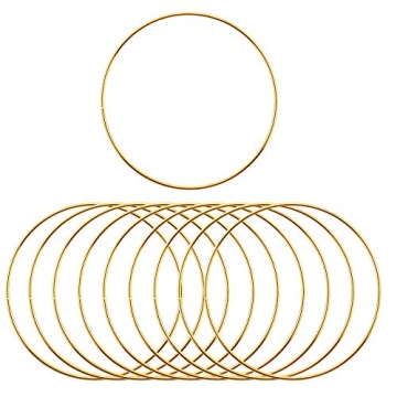 Dream Catcher Metal Rings for Crafting | Wpxmer 10 Pcs