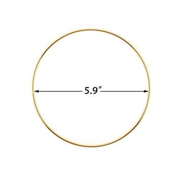 Dream Catcher Metal Rings for Crafting | Wpxmer 10 Pcs