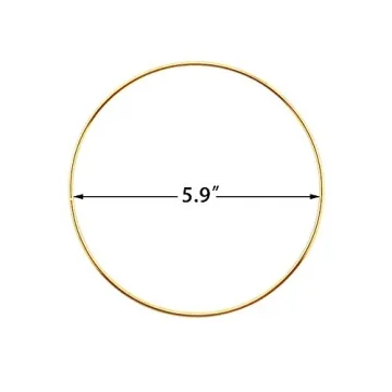 Dream Catcher Metal Rings for Crafting | Wpxmer 10 Pcs