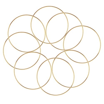 Dream Catcher Metal Rings for Crafting | Wpxmer 10 Pcs