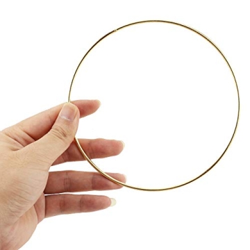 Dream Catcher Metal Rings for Crafting | Wpxmer 10 Pcs