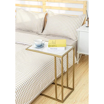 Elegant Marble Side Table for Compact Living Spaces