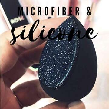 JelSponge, The Original Silicone and Soft Sponge Makeup Blender, Dual Use, Spread and Blend Foundation, Silisponge