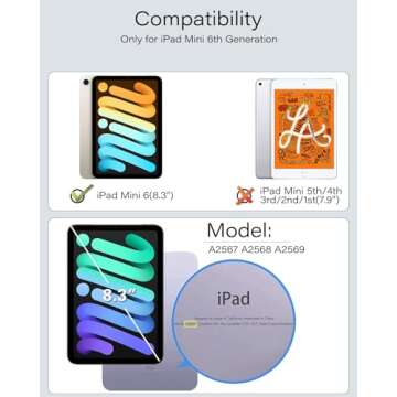 ZENLU iPad Mini 6th 7th Gen Case - Premium Protection and Versatile Stand