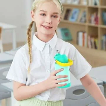 Kiocko Kids 12oz Insulated Water Bottle with Straw