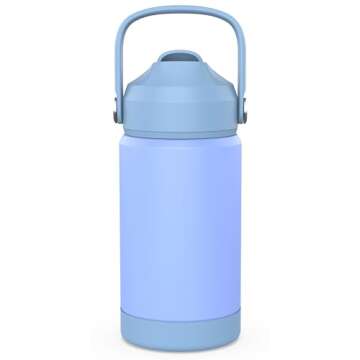 Kiocko Kids 12oz Insulated Water Bottle with Straw