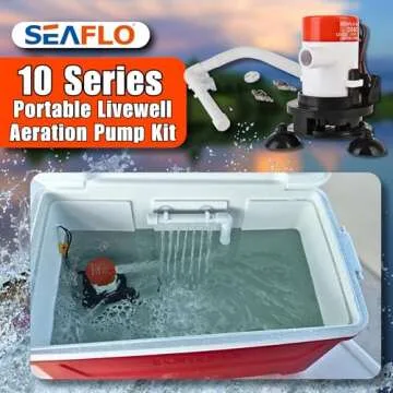 SEAFLO Portable Livewell Aerator Kit - 12V, 350 GPH