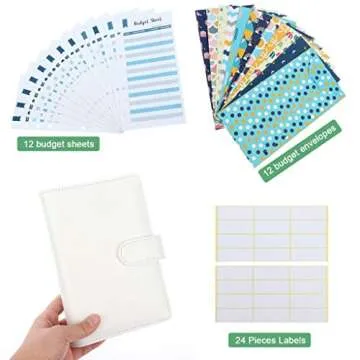 28 Piece Budget Binder for Stylish Cash Management