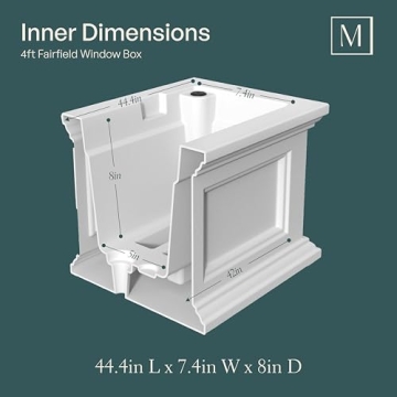 Mayne Fairfield 4ft Self-Watering Window Box Planter