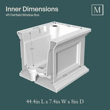 Mayne Fairfield 4ft Self-Watering Window Box Planter