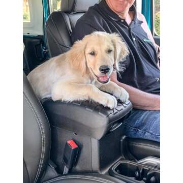 Boomerang® Tire Tread Armpad™ for Jeep Wrangler JL (2018-2021) - Center Console Armrest Cover