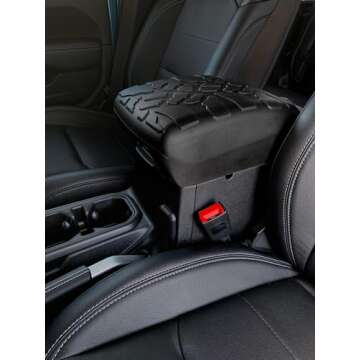 Boomerang® Tire Tread Armpad™ for Jeep Wrangler JL (2018-2021) - Center Console Armrest Cover