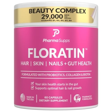 FLORATIN Hair, Skin, and Nails Vitamins for Women - Boost Your Natural Glow