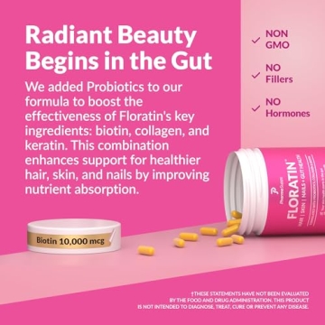 FLORATIN Hair, Skin, and Nails Vitamins for Women
