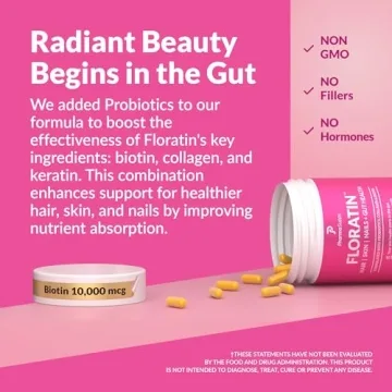 FLORATIN Hair, Skin, and Nails Vitamins for Women